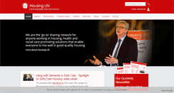 Desktop Screenshot of housinglin.org.uk